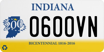 IN license plate 060OVN