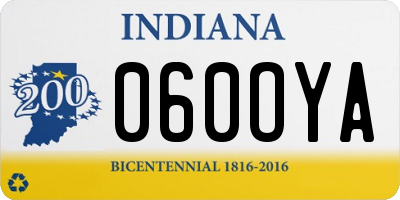 IN license plate 060OYA
