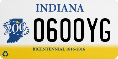 IN license plate 060OYG
