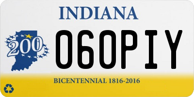 IN license plate 060PIY