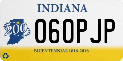 IN license plate 060PJP