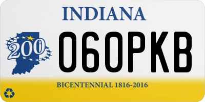 IN license plate 060PKB