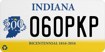 IN license plate 060PKP