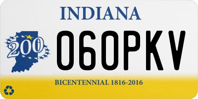 IN license plate 060PKV