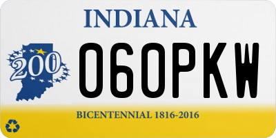 IN license plate 060PKW