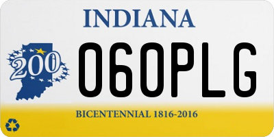 IN license plate 060PLG