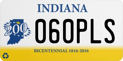 IN license plate 060PLS