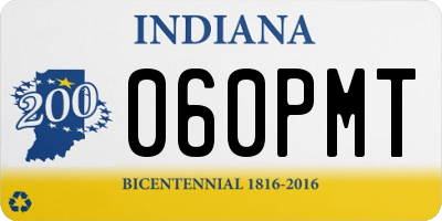 IN license plate 060PMT