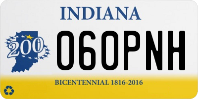 IN license plate 060PNH