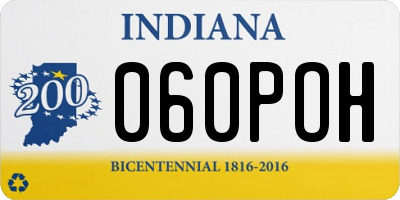 IN license plate 060POH