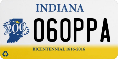 IN license plate 060PPA