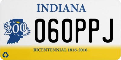 IN license plate 060PPJ