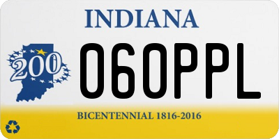 IN license plate 060PPL