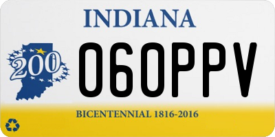 IN license plate 060PPV