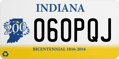 IN license plate 060PQJ