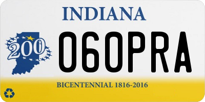 IN license plate 060PRA