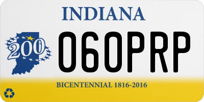 IN license plate 060PRP