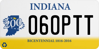 IN license plate 060PTT