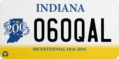 IN license plate 060QAL