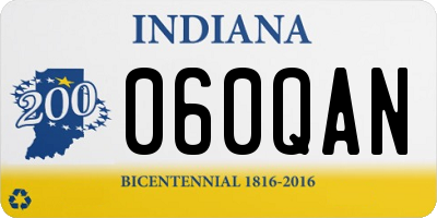 IN license plate 060QAN