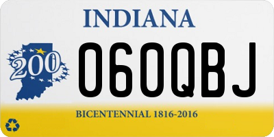 IN license plate 060QBJ