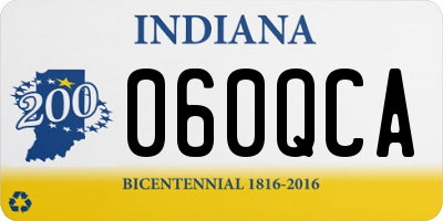 IN license plate 060QCA
