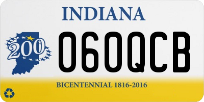 IN license plate 060QCB