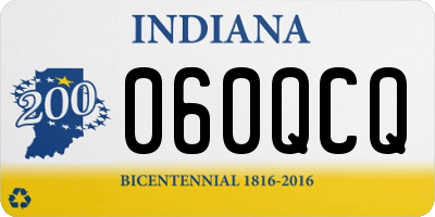 IN license plate 060QCQ