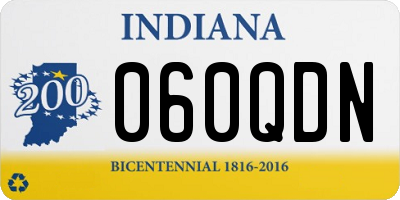 IN license plate 060QDN