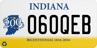 IN license plate 060QEB