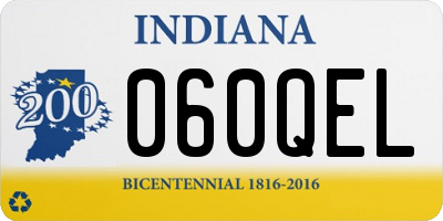 IN license plate 060QEL