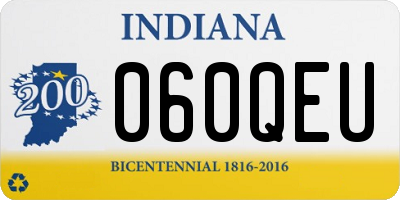IN license plate 060QEU