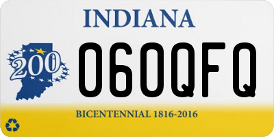 IN license plate 060QFQ
