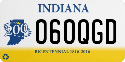 IN license plate 060QGD