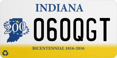 IN license plate 060QGT