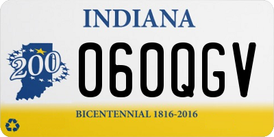 IN license plate 060QGV