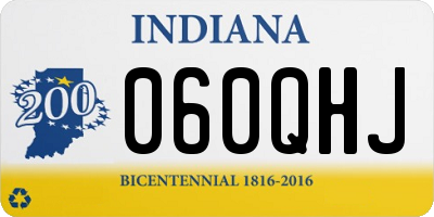 IN license plate 060QHJ
