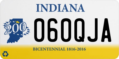 IN license plate 060QJA