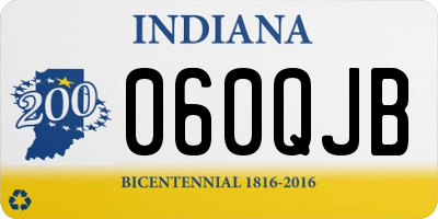 IN license plate 060QJB