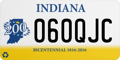 IN license plate 060QJC