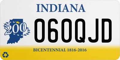 IN license plate 060QJD