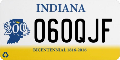 IN license plate 060QJF