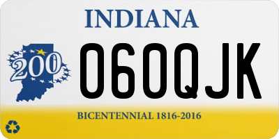 IN license plate 060QJK