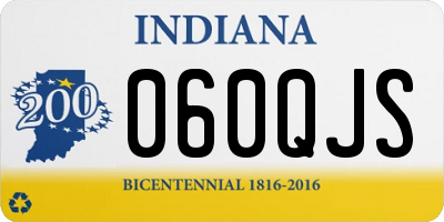 IN license plate 060QJS