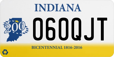 IN license plate 060QJT