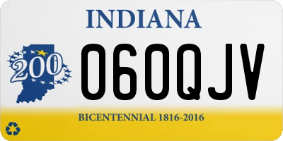 IN license plate 060QJV