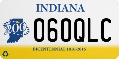 IN license plate 060QLC
