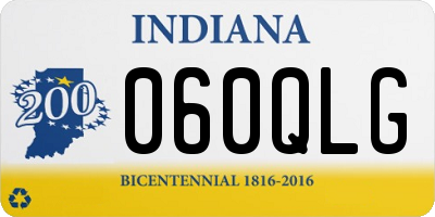 IN license plate 060QLG