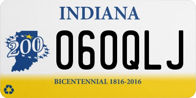 IN license plate 060QLJ