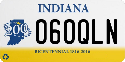 IN license plate 060QLN
